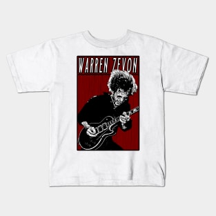 Retro Vintage Warren Zevon Kids T-Shirt